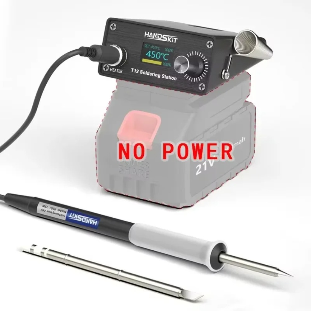 Diy Soldering Station No Electronics - Estação de Solda Portátil Sem Fio
