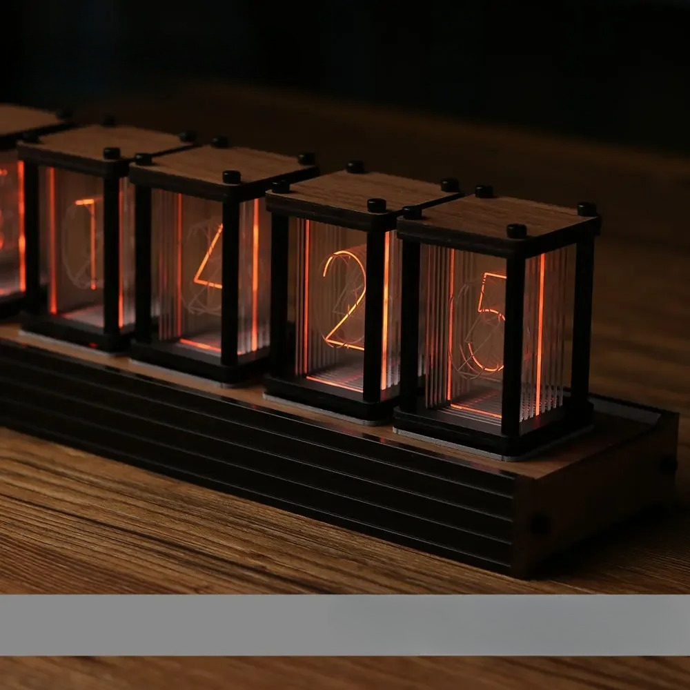 Diy Electronics Desk - Rgb nixie tubo relógio de mesa