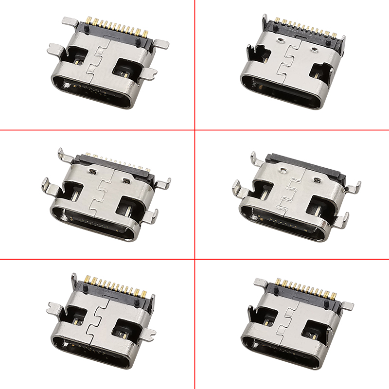 Smd Solder Paste - 10 pçs usb tipo c fêmea