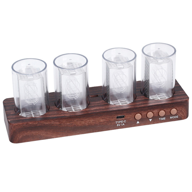Diy Electronics Desk - Relógio Digital com Tubo de Luz
