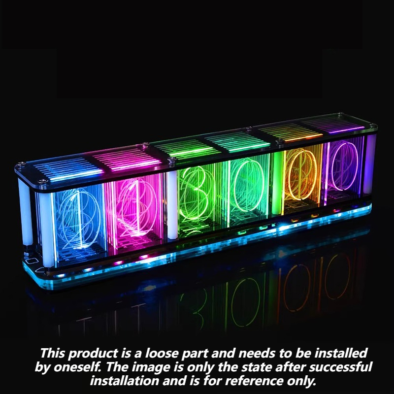 Diy Electronics Desk - Kit de Relógio com Tubo Luminoso