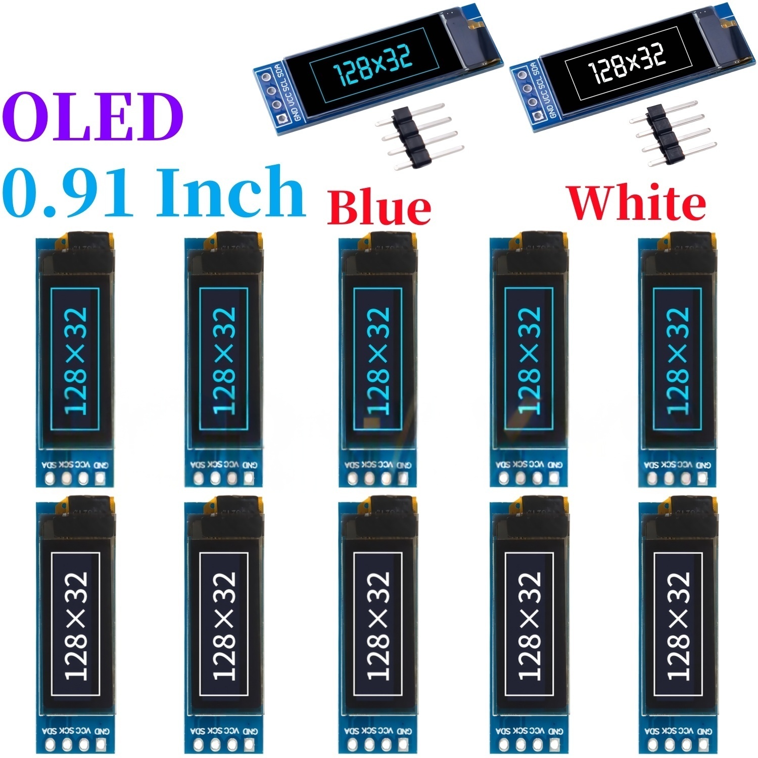 Arduino Diy Electronics - XZG 1-20PCS Display OLED LCD IIC