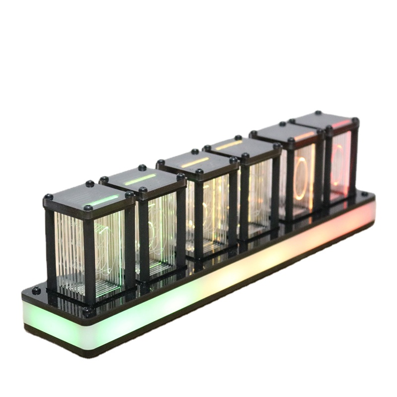 Diy Electronics Desk - Relógio Digital LED Silent Table, Glow