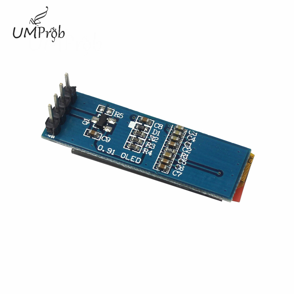 Display OLED LCD Branco/Azul d - Arduino Diy Electronics avaliação e preço