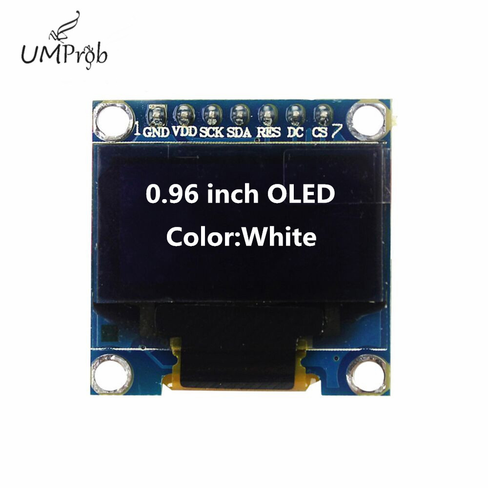 Display OLED LCD Branco/Azul d - Arduino Diy Electronics avaliação e preço