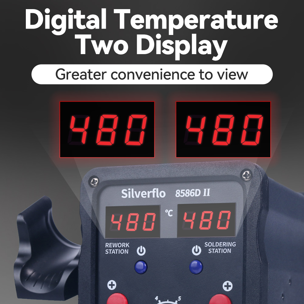 Estação de solda silverflo 858 - Smd Solder Paste avaliação e preço