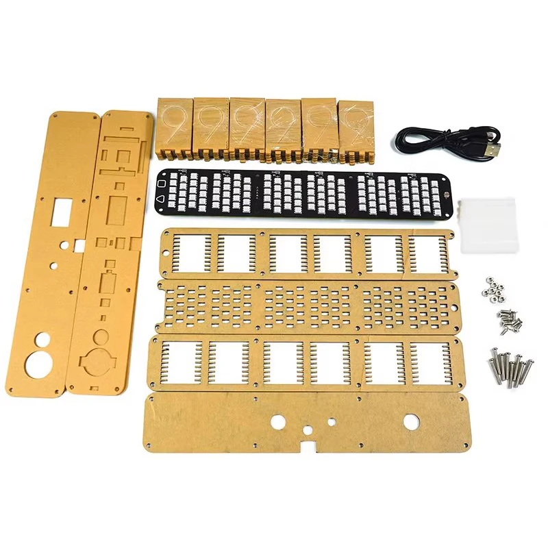 Kit de Relógio com Tubos Lumin - Diy Electronics Desk avaliação e preço