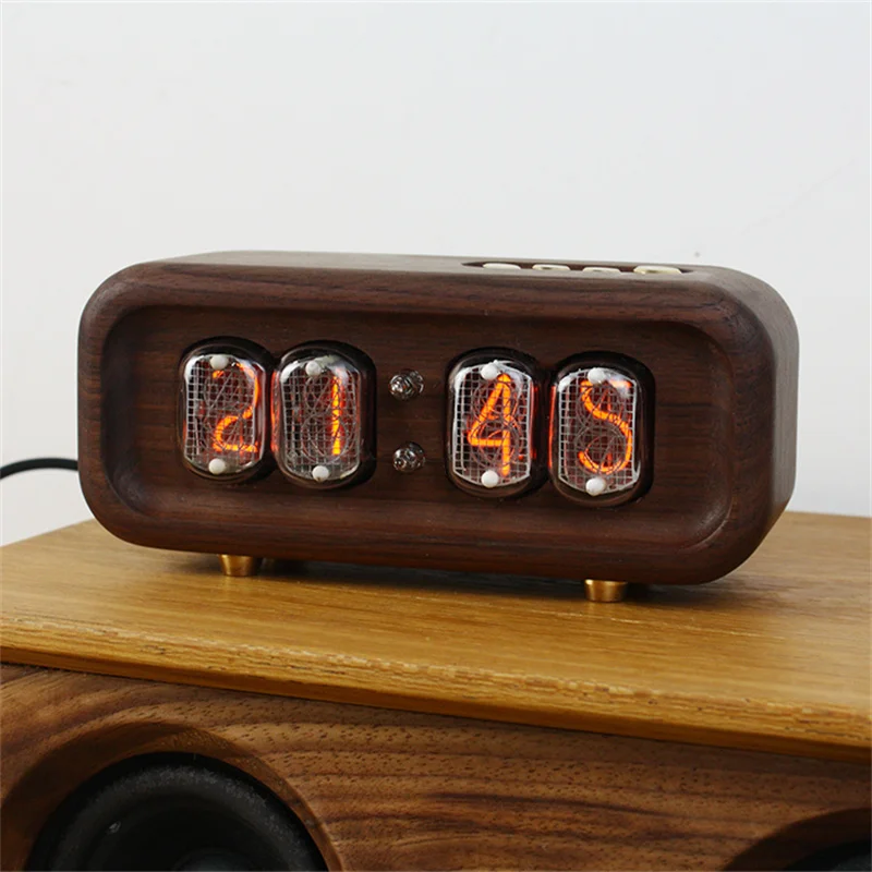 Preto nogueira madeira maciça  - Diy Electronics Desk avaliação e preço