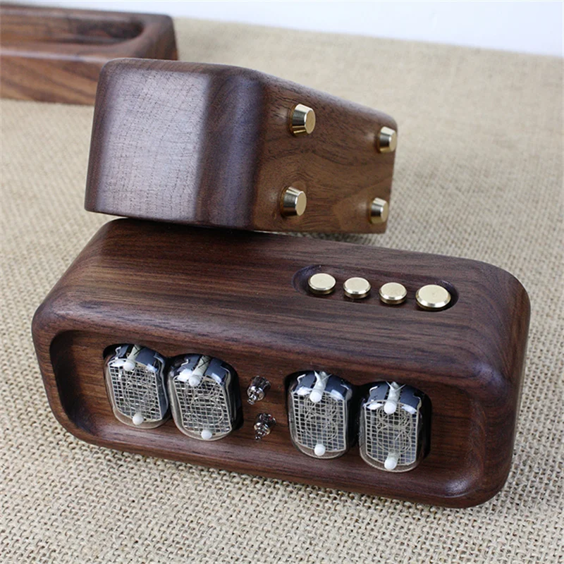 Preto nogueira madeira maciça  - Diy Electronics Desk avaliação e preço
