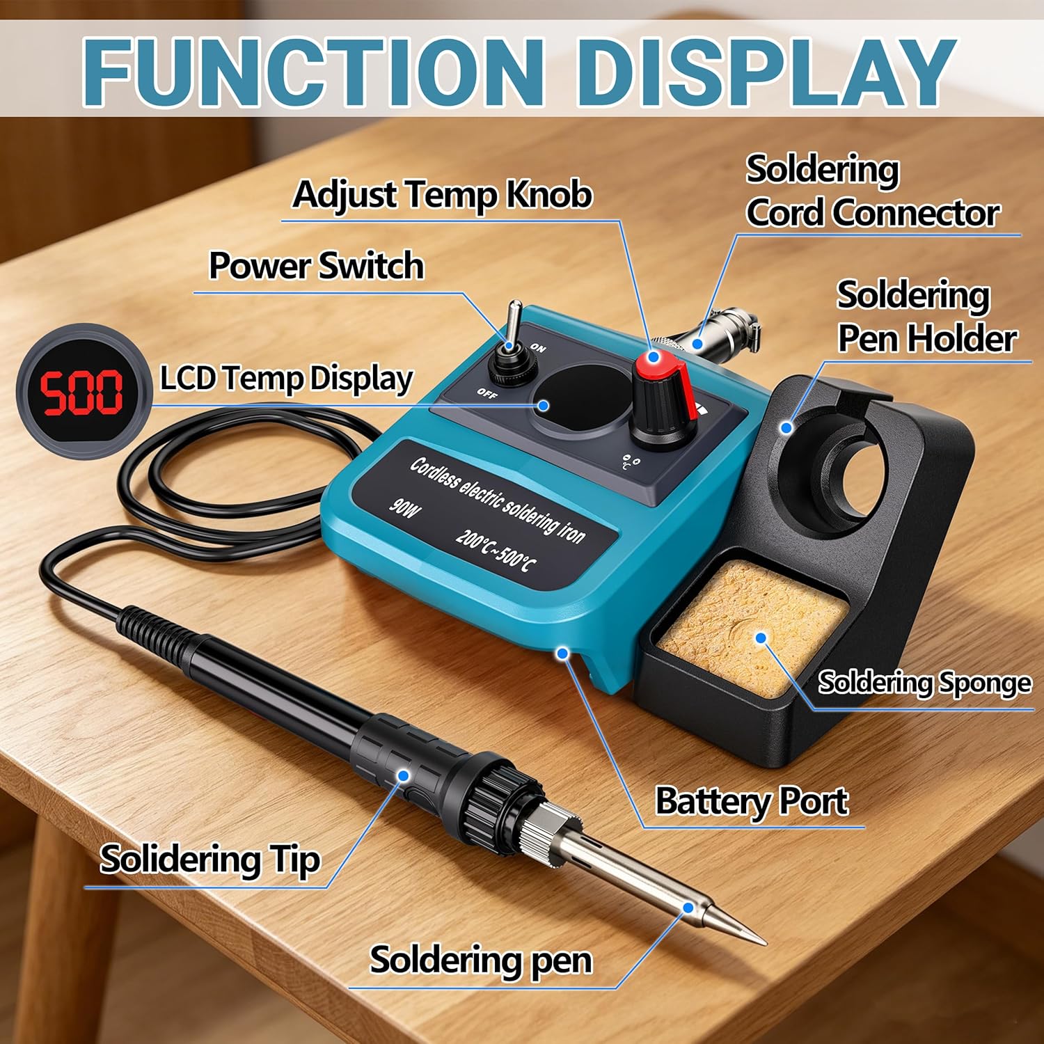 Kit de Ferro de Solda Digital  - Diy Electronics News avaliação e preço