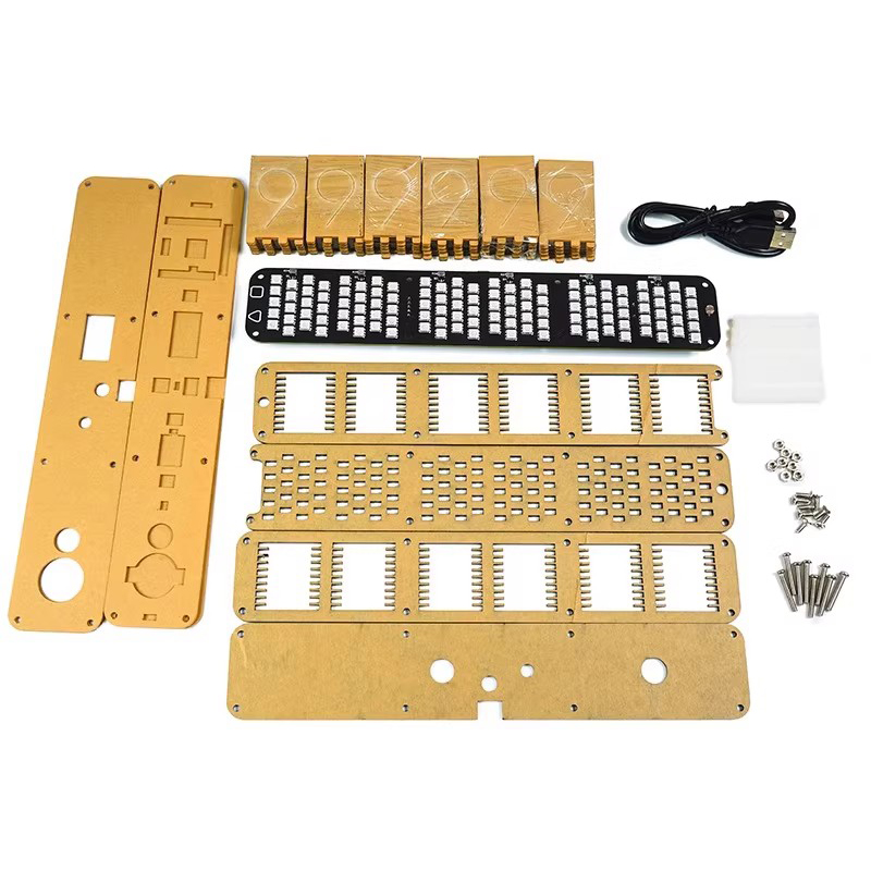 Kit de Relógio com Tubo Lumino - Diy Electronics Desk avaliação e preço