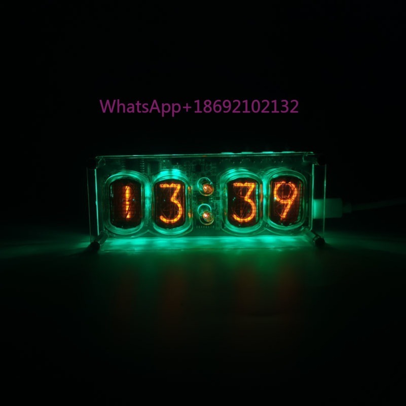 Relógio In12 Glow Clock DIY co - Diy Electronics Desk avaliação e preço