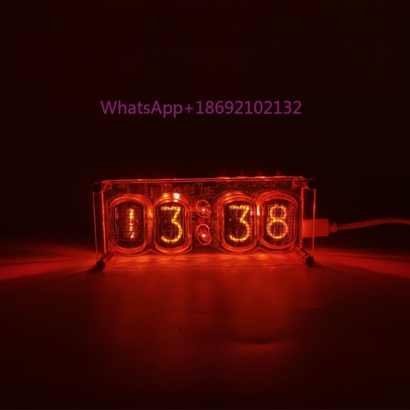 Relógio In12 Glow Clock DIY co - Diy Electronics Desk avaliação e preço