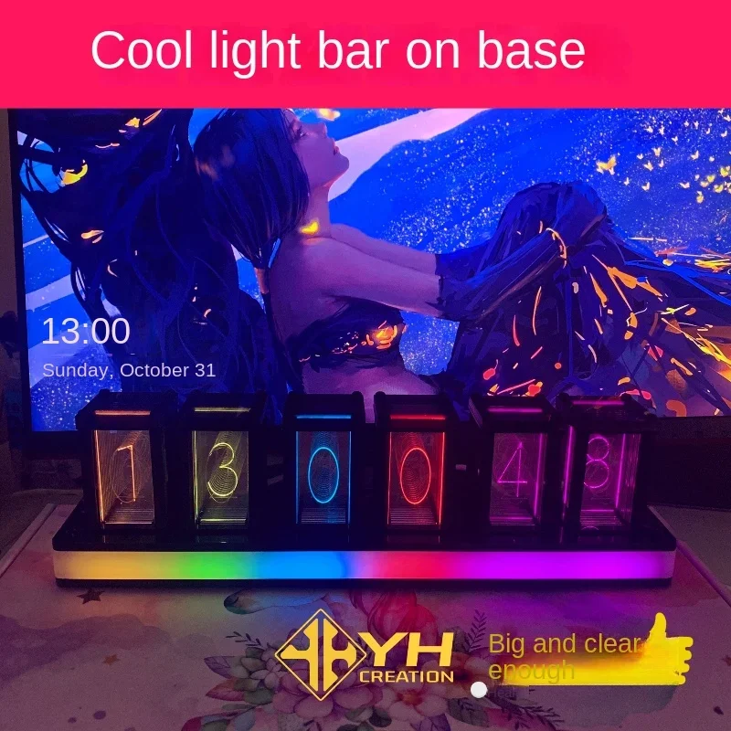 Relógio Digital LED Silent Tab - Diy Electronics Desk avaliação e preço