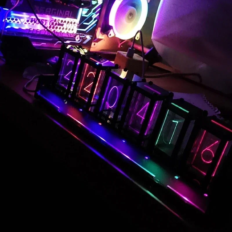 Relógio Digital LED Silent Tab - Diy Electronics Desk avaliação e preço